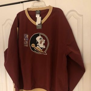 New w/tags FSU Florida State XL pullover nice